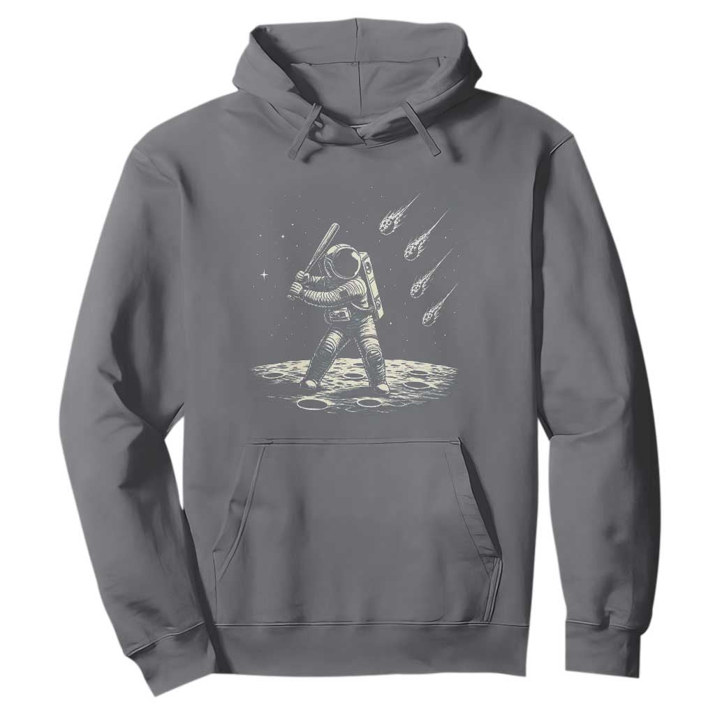 Funny Astronaut Smashing Meteors In Space Hoodie Astronomy Lover Gift