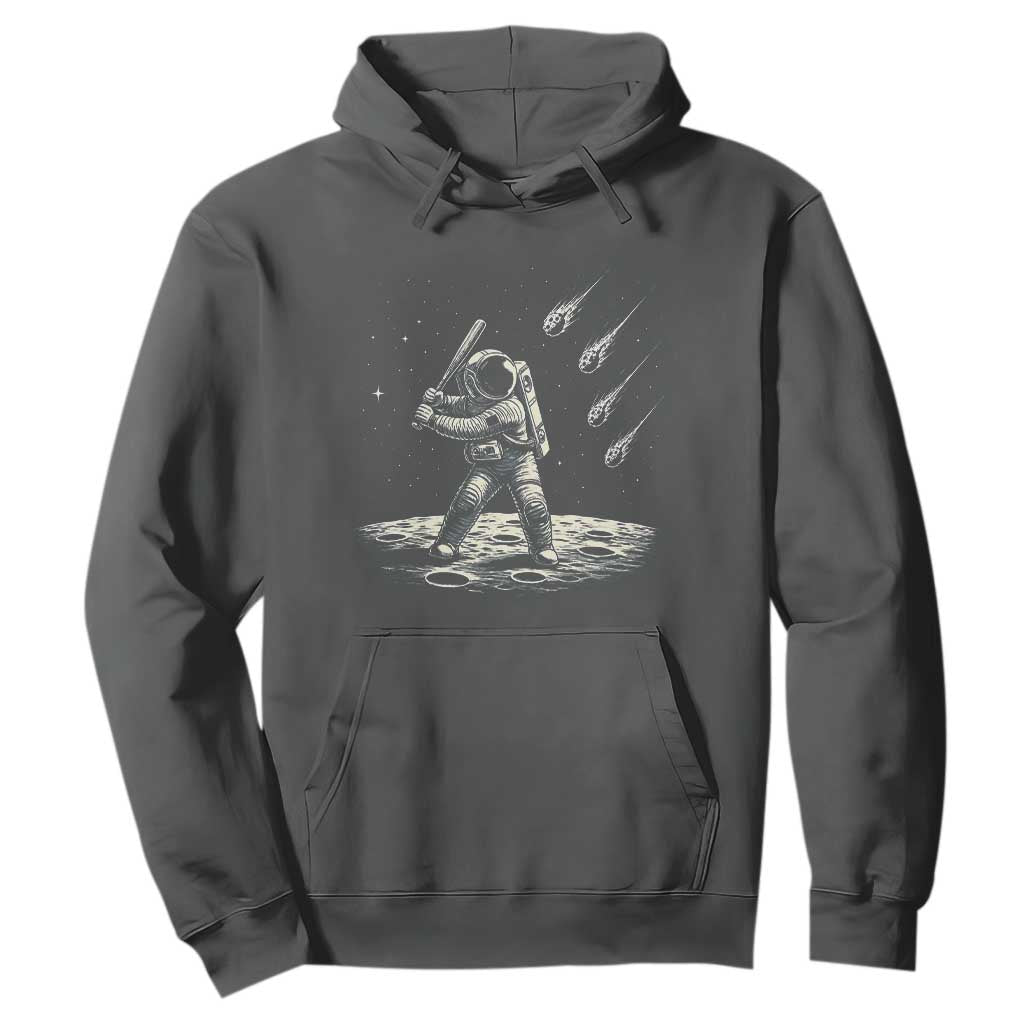Funny Astronaut Smashing Meteors In Space Hoodie Astronomy Lover Gift