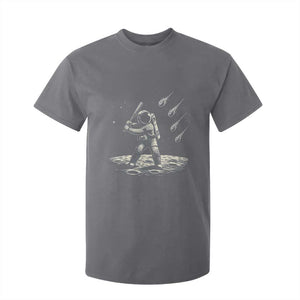 Funny Astronaut Smashing Meteors In Space T Shirt For Kid Astronomy Lover Gift