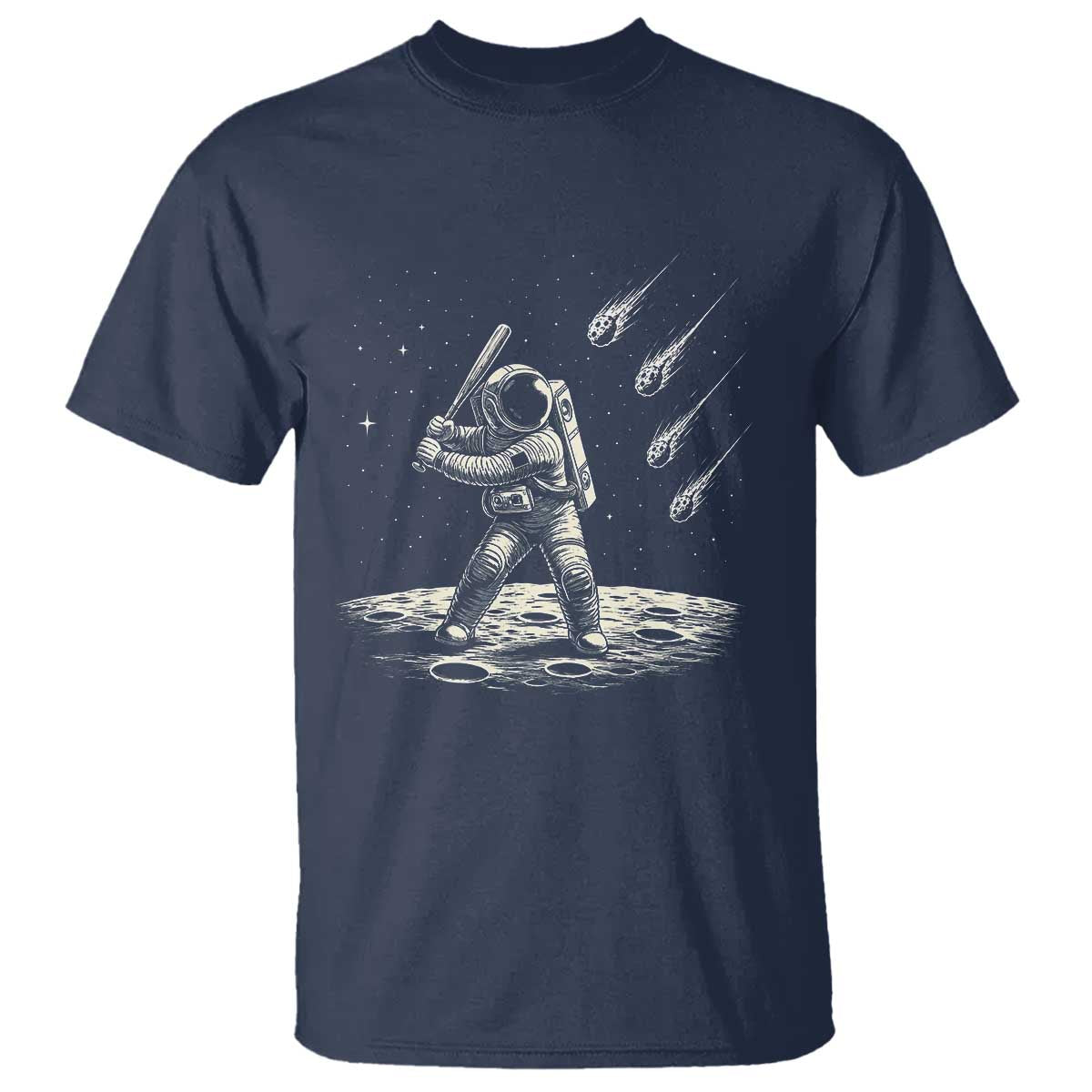 Funny Astronaut Smashing Meteors In Space T Shirt Astronomy Lover Gift