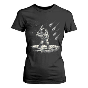 Funny Astronaut Smashing Meteors In Space T Shirt For Women Astronomy Lover Gift