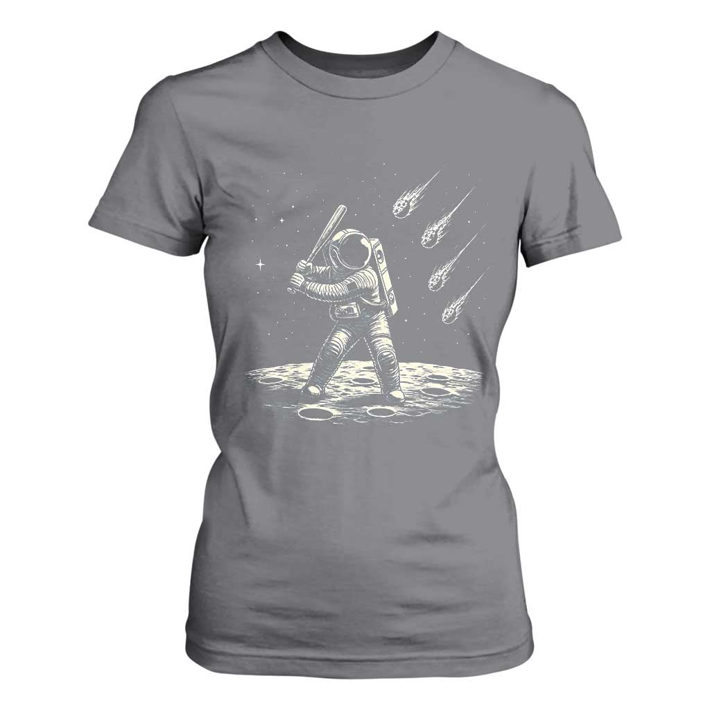 Funny Astronaut Smashing Meteors In Space T Shirt For Women Astronomy Lover Gift