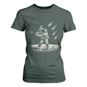 Funny Astronaut Smashing Meteors In Space T Shirt For Women Astronomy Lover Gift