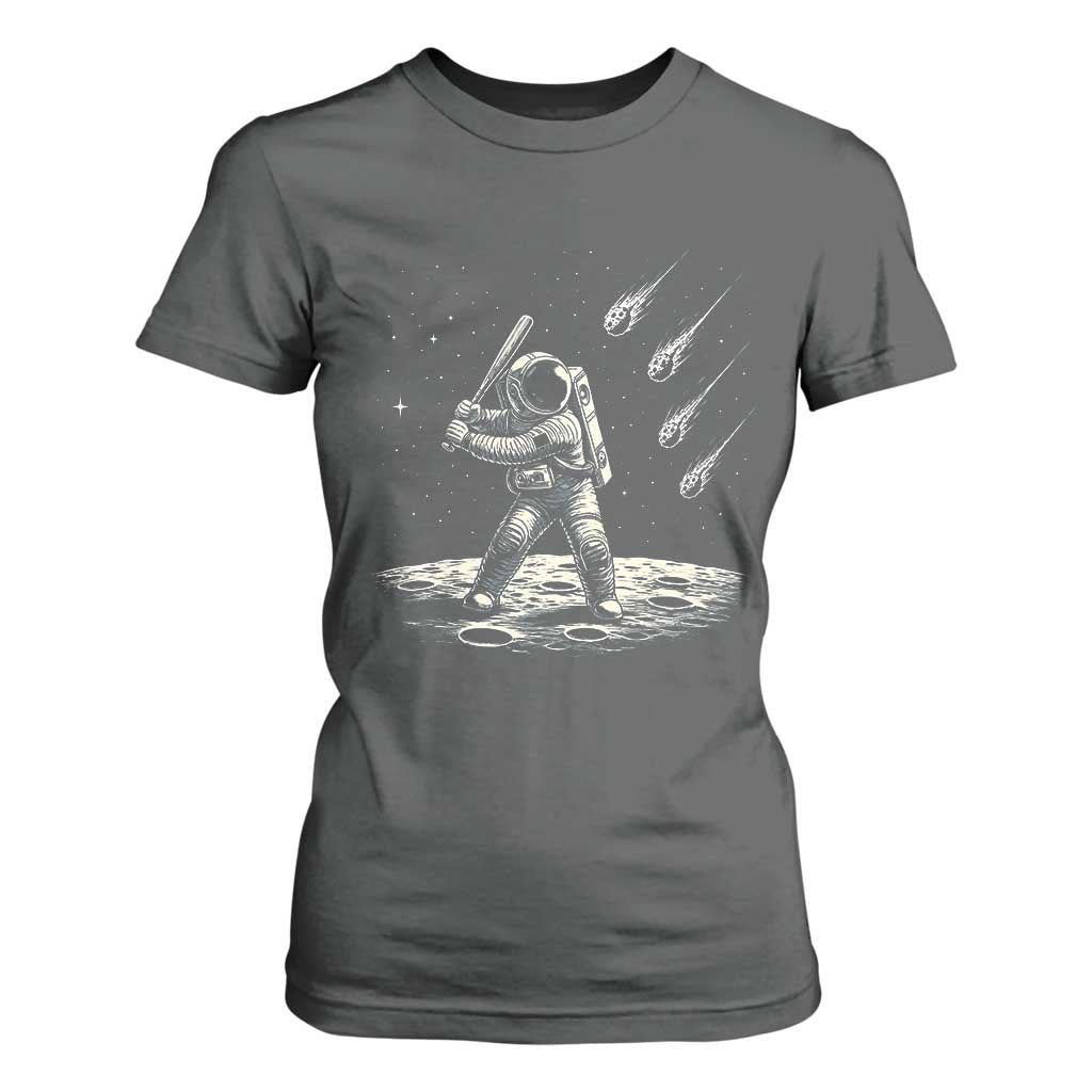 Funny Astronaut Smashing Meteors In Space T Shirt For Women Astronomy Lover Gift