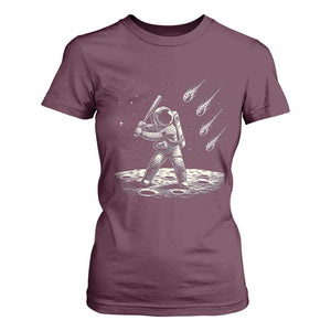 Funny Astronaut Smashing Meteors In Space T Shirt For Women Astronomy Lover Gift