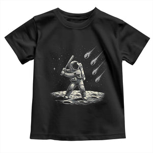 Funny Astronaut Smashing Meteors In Space Toddler T Shirt Astronomy Lover Gift