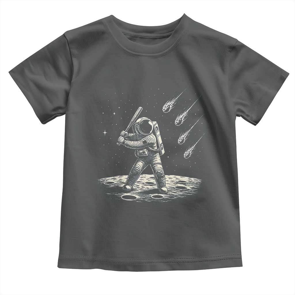 Funny Astronaut Smashing Meteors In Space Toddler T Shirt Astronomy Lover Gift