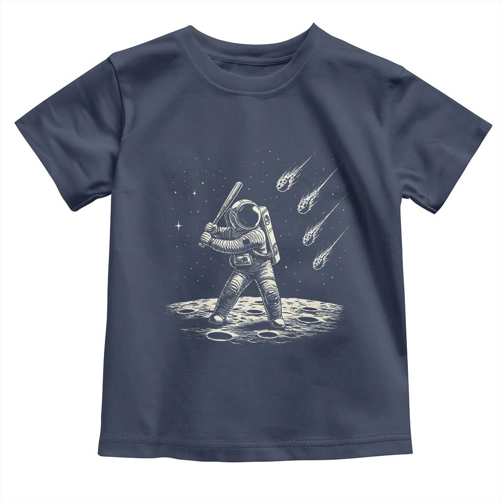 Funny Astronaut Smashing Meteors In Space Toddler T Shirt Astronomy Lover Gift
