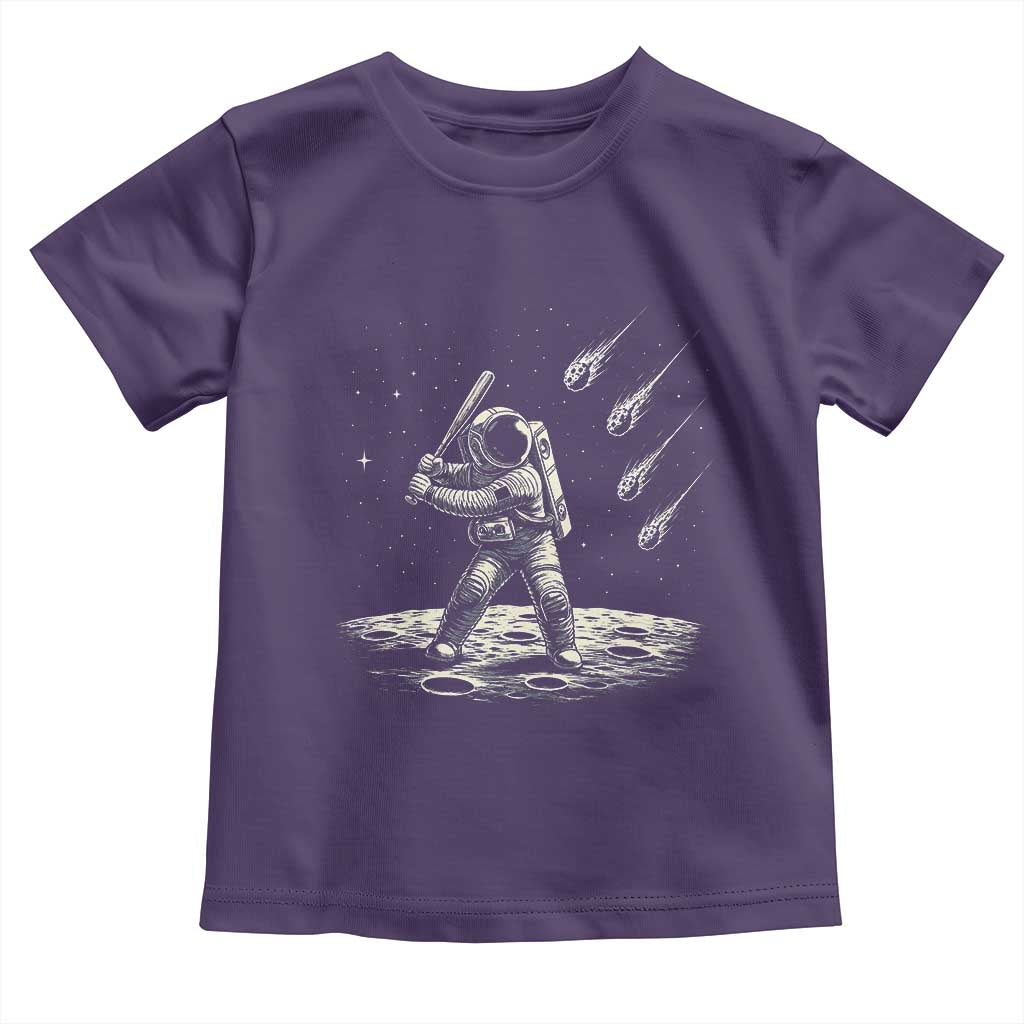 Funny Astronaut Smashing Meteors In Space Toddler T Shirt Astronomy Lover Gift