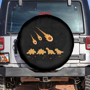 Funny Dino Chicken Nuggets Meteor Shower Spare Tire Cover Food Lover