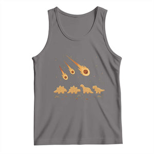 Funny Dino Chicken Nuggets Meteor Shower Tank Top Food Lover