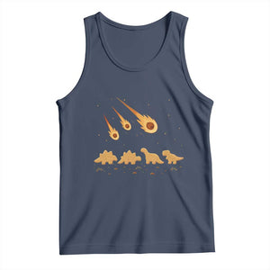 Funny Dino Chicken Nuggets Meteor Shower Tank Top Food Lover