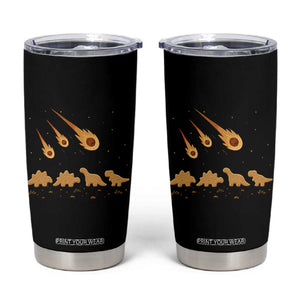 Funny Dino Chicken Nuggets Meteor Shower Tumbler Cup Food Lover