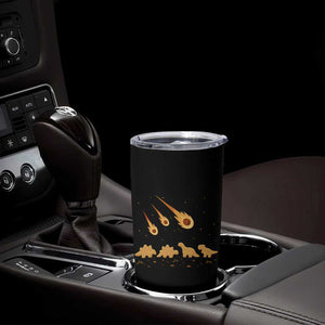 Funny Dino Chicken Nuggets Meteor Shower Tumbler Cup Food Lover