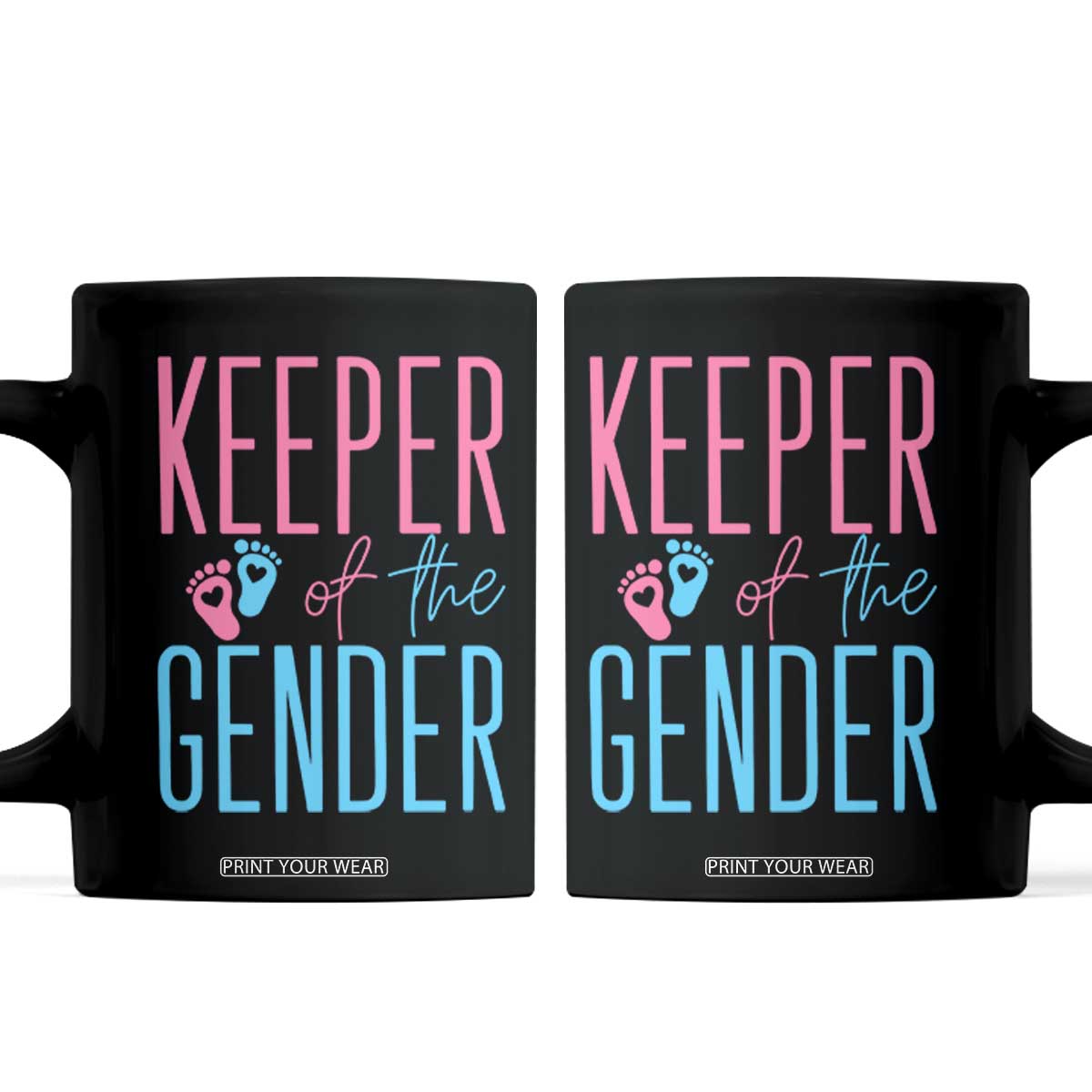 Funny Gender Reveal Party Coffee Mug Keeper Of The Gender