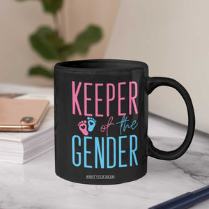 Funny Gender Reveal Party Coffee Mug Keeper Of The Gender