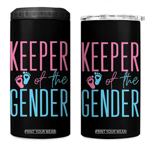 Funny Gender Reveal Party 4 in 1 Can Cooler Tumbler Keeper Of The Gender
