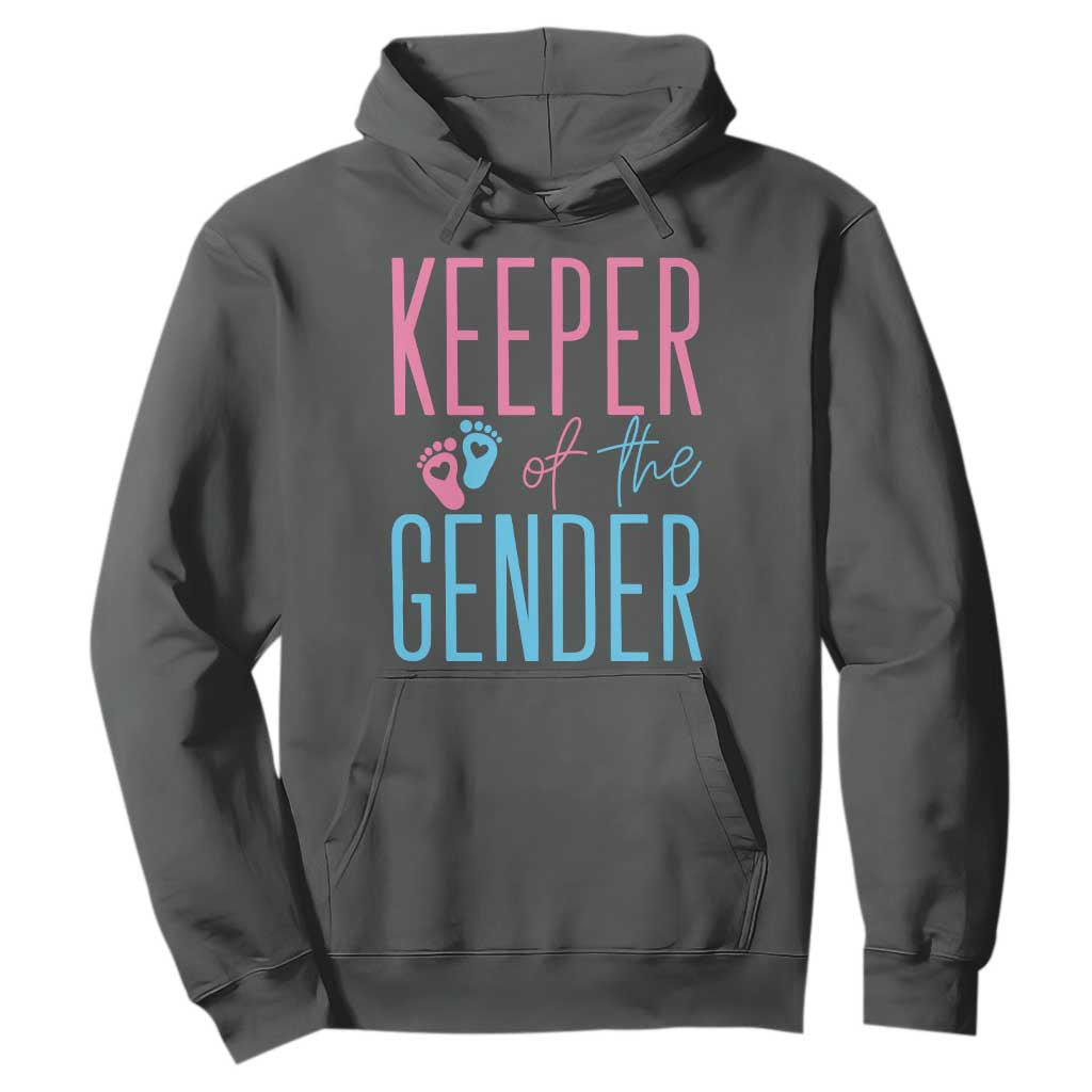 Funny Gender Reveal Party Hoodie Keeper Of The Gender
