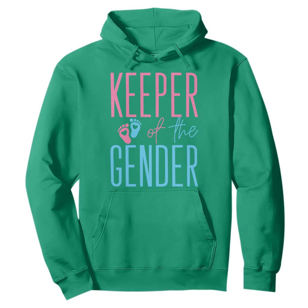 Funny Gender Reveal Party Hoodie Keeper Of The Gender