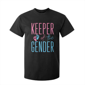 Funny Gender Reveal Party T Shirt For Kid Keeper Of The Gender TS12 Black Print Your Wear