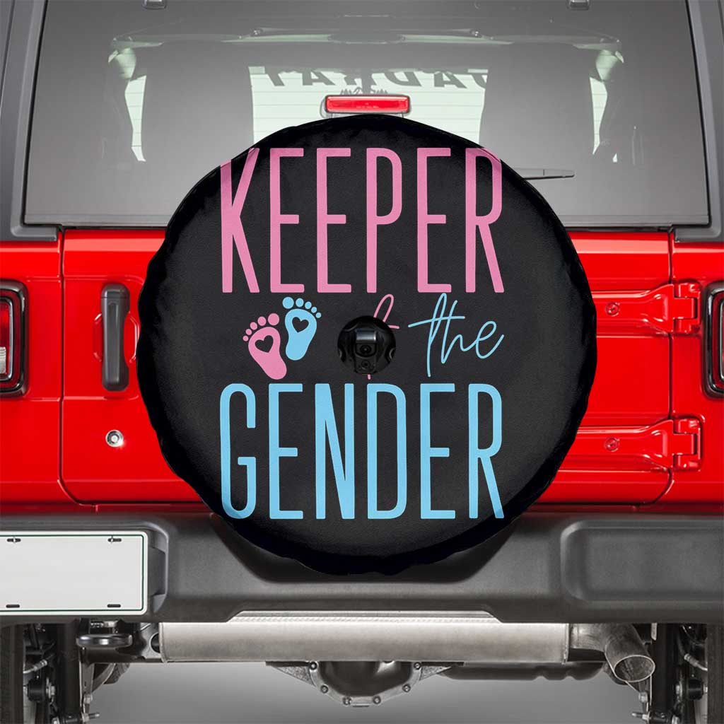 Funny Gender Reveal Party Spare Tire Cover Keeper Of The Gender