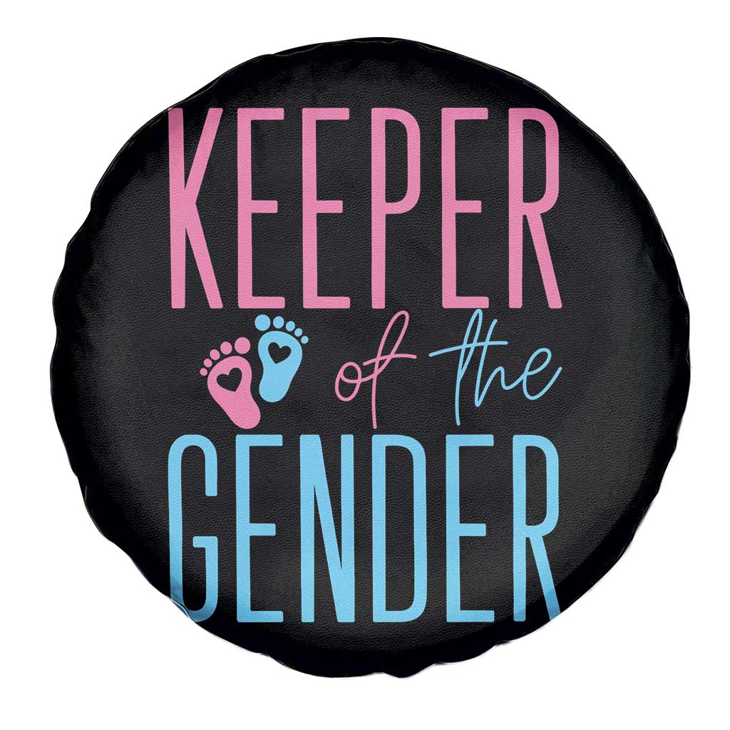 Funny Gender Reveal Party Spare Tire Cover Keeper Of The Gender