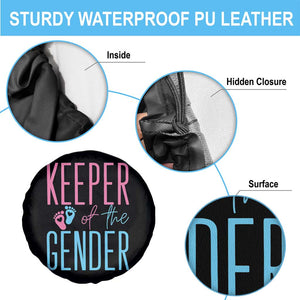 Funny Gender Reveal Party Spare Tire Cover Keeper Of The Gender