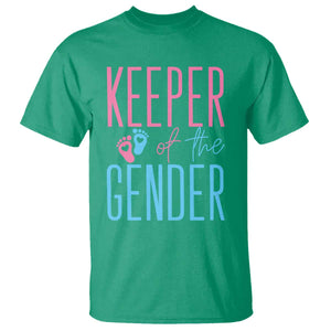 Funny Gender Reveal Party T Shirt Keeper Of The Gender