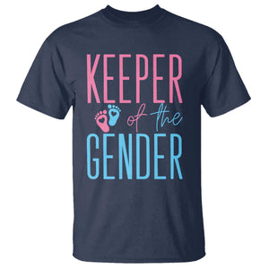 Funny Gender Reveal Party T Shirt Keeper Of The Gender