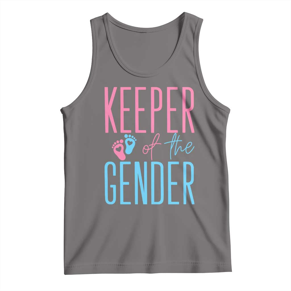 Funny Gender Reveal Party Tank Top Keeper Of The Gender