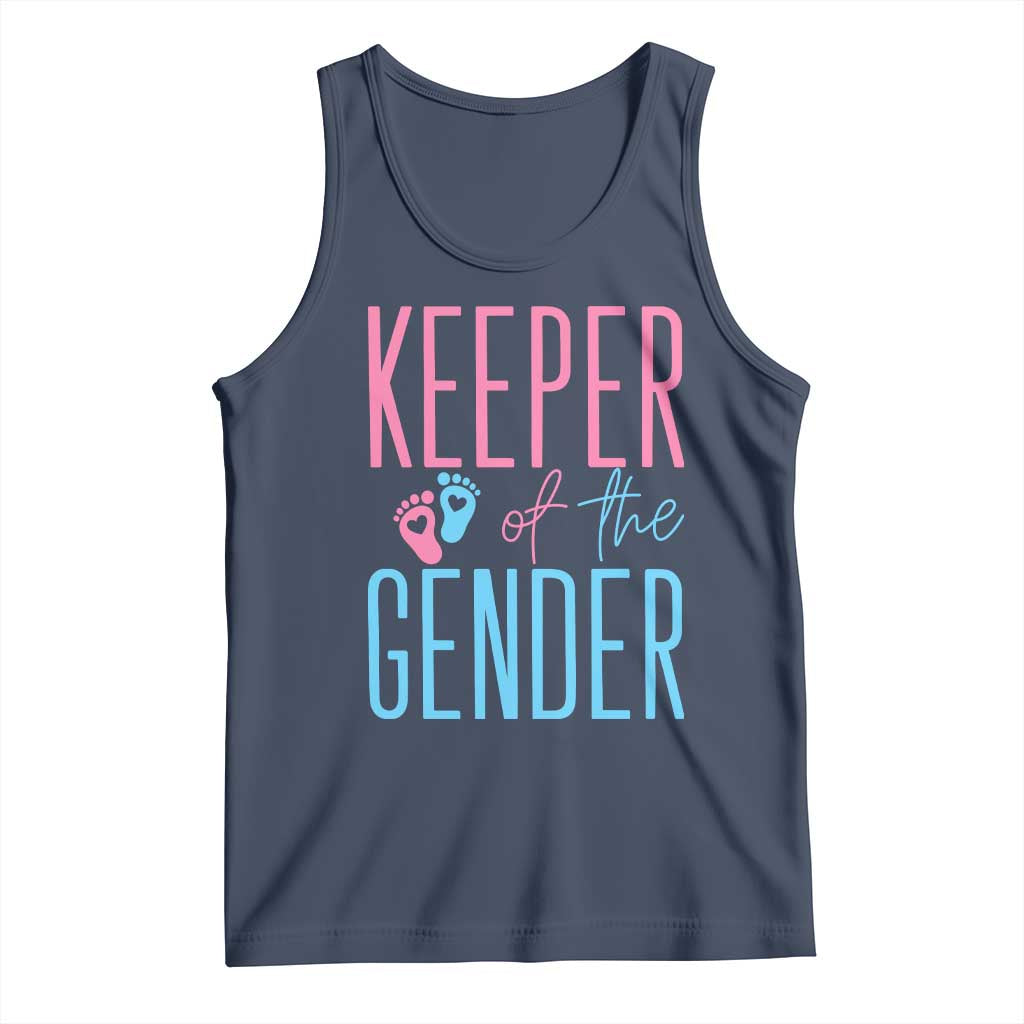 Funny Gender Reveal Party Tank Top Keeper Of The Gender