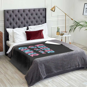Funny Pregnancy Announcement Throw Blanket Keeper Of The Gender