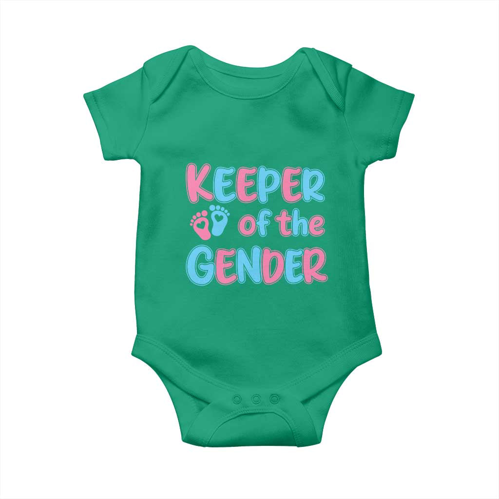 Funny Pregnancy Announcement Baby Onesie Keeper Of The Gender