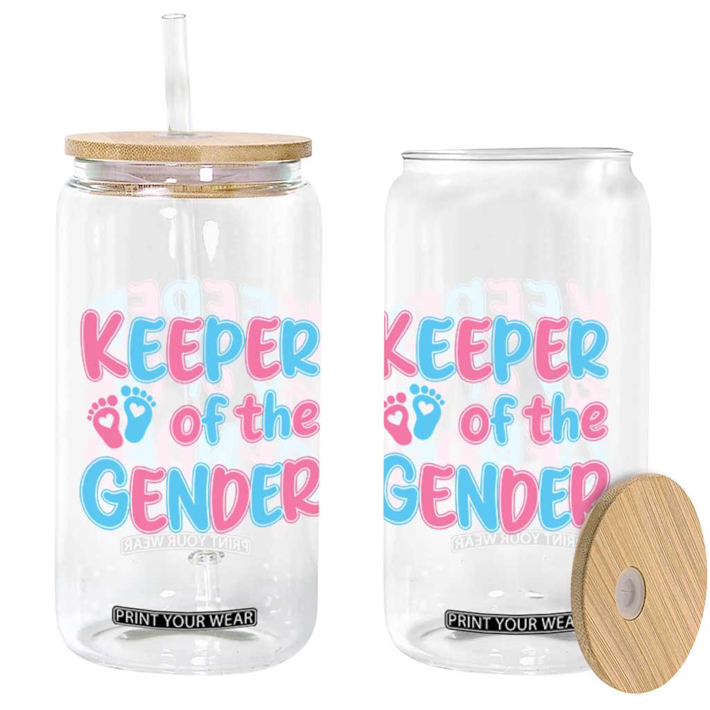 Funny Pregnancy Announcement Glass Can Keeper Of The Gender