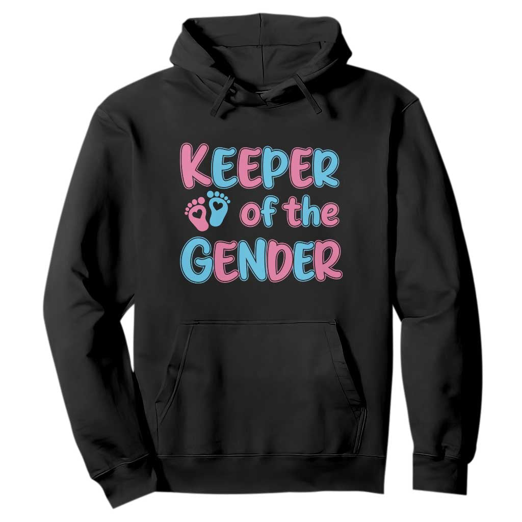 Funny Pregnancy Announcement Hoodie Keeper Of The Gender