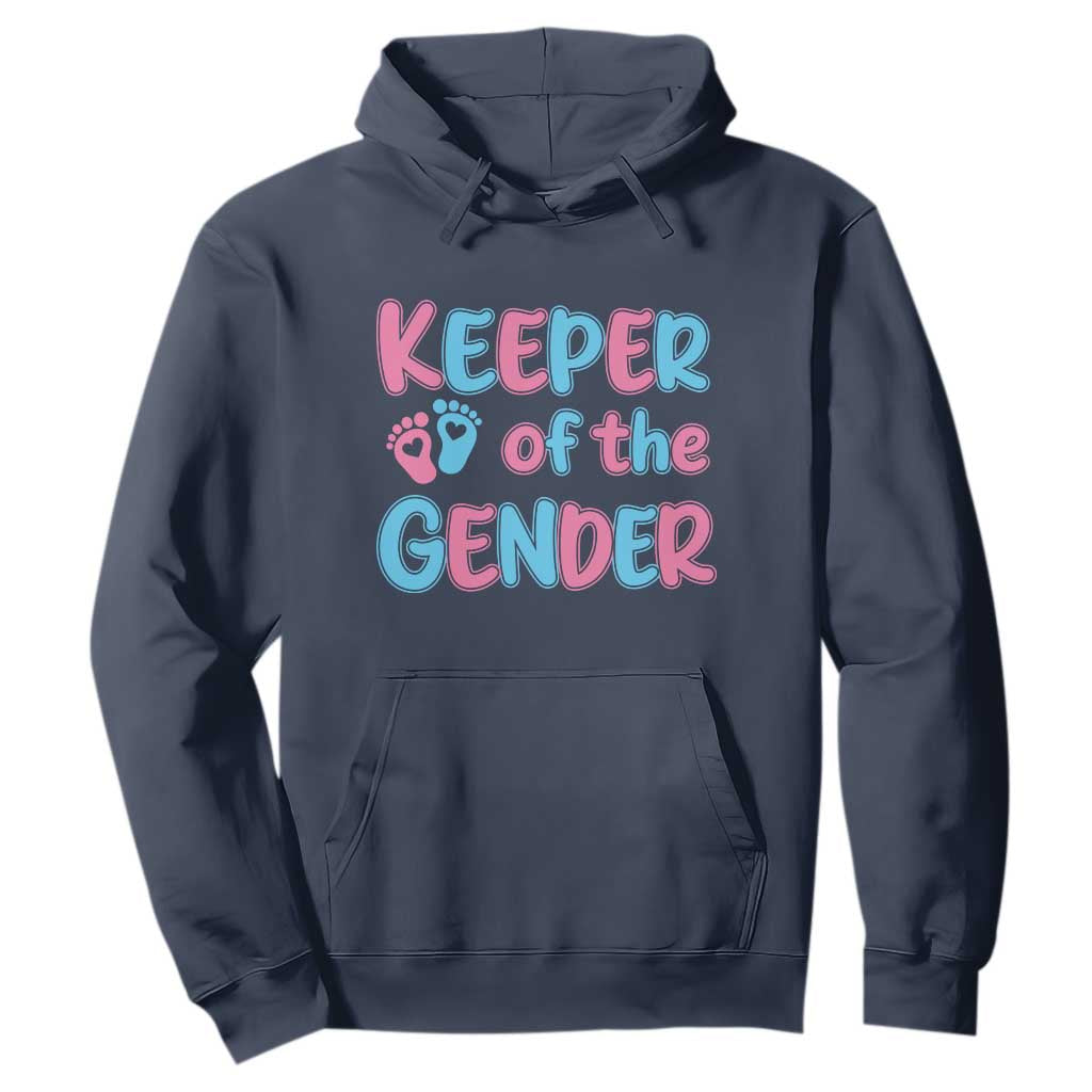 Funny Pregnancy Announcement Hoodie Keeper Of The Gender