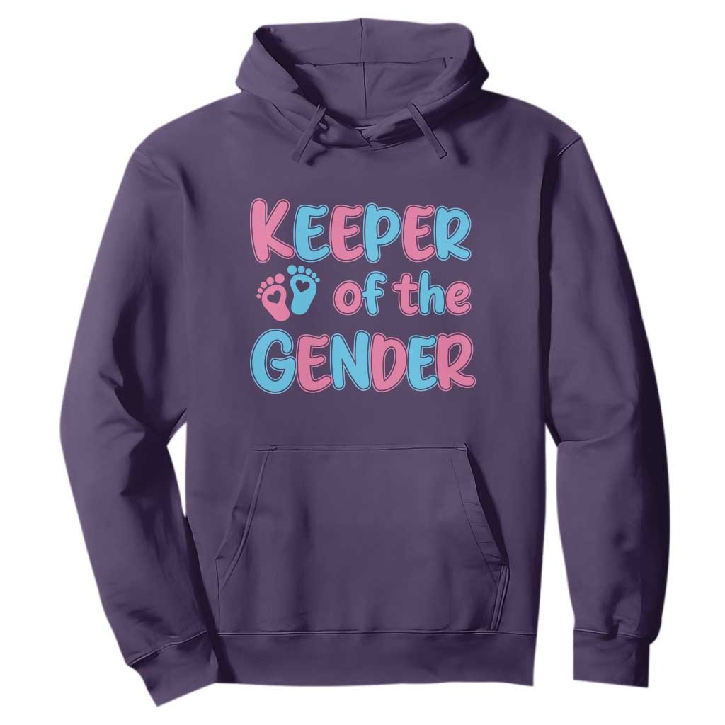 Funny Pregnancy Announcement Hoodie Keeper Of The Gender