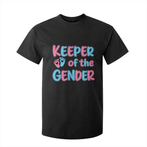 Funny Pregnancy Announcement T Shirt For Kid Keeper Of The Gender