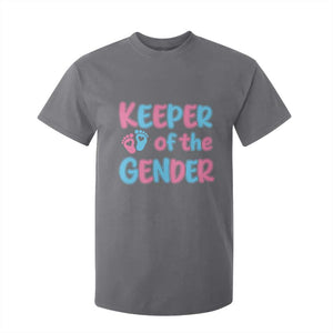 Funny Pregnancy Announcement T Shirt For Kid Keeper Of The Gender