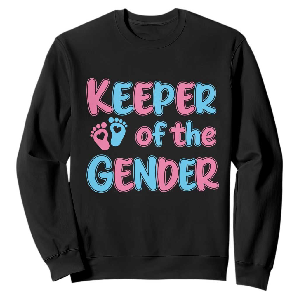 Funny Pregnancy Announcement Sweatshirt Keeper Of The Gender