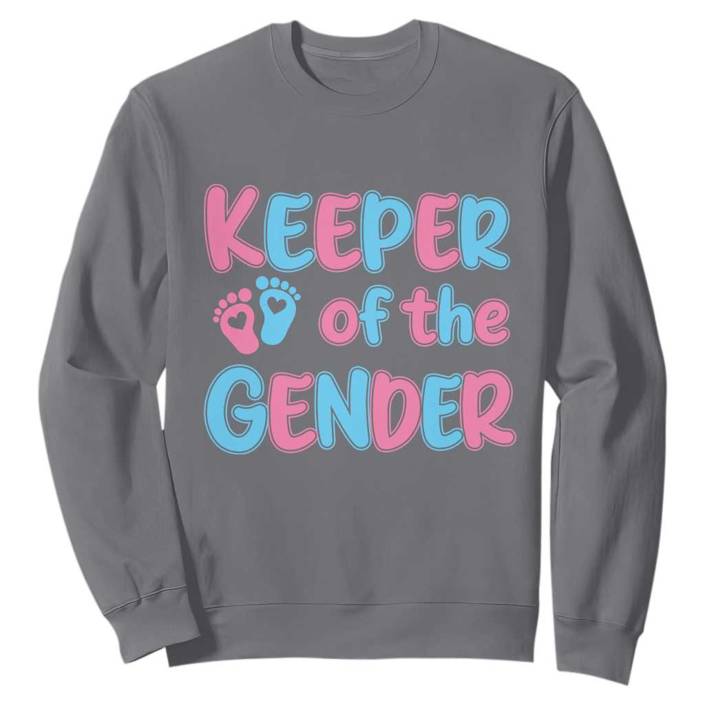 Funny Pregnancy Announcement Sweatshirt Keeper Of The Gender
