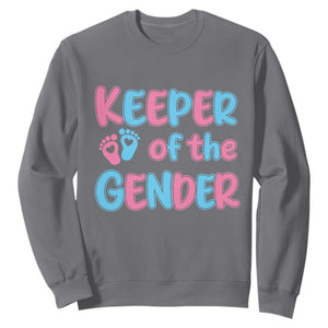 Funny Pregnancy Announcement Sweatshirt Keeper Of The Gender