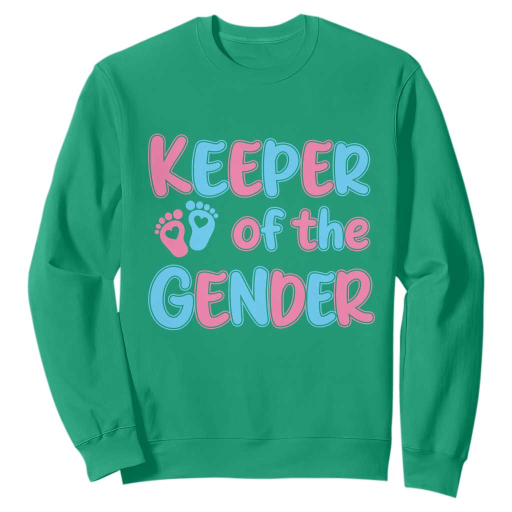 Funny Pregnancy Announcement Sweatshirt Keeper Of The Gender