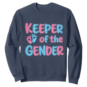 Funny Pregnancy Announcement Sweatshirt Keeper Of The Gender