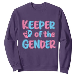 Funny Pregnancy Announcement Sweatshirt Keeper Of The Gender
