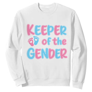 Funny Pregnancy Announcement Sweatshirt Keeper Of The Gender