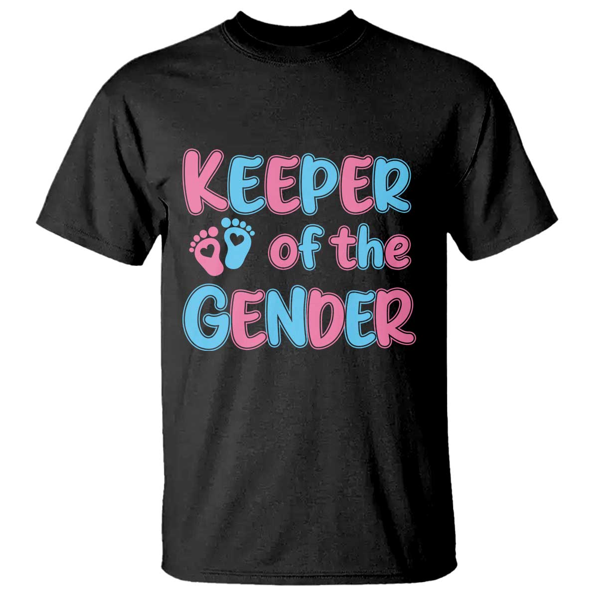 Funny Pregnancy Announcement T Shirt Keeper Of The Gender