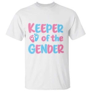 Funny Pregnancy Announcement T Shirt Keeper Of The Gender