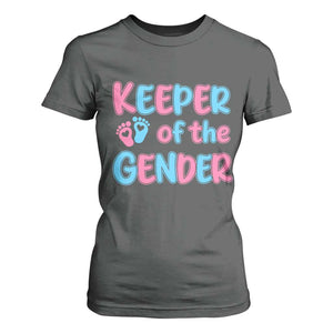 Funny Pregnancy Announcement T Shirt For Women Keeper Of The Gender