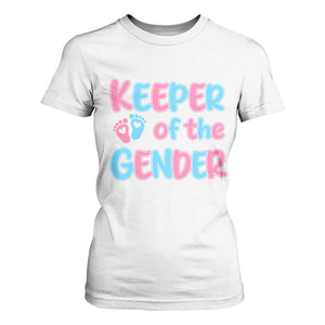 Funny Pregnancy Announcement T Shirt For Women Keeper Of The Gender